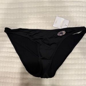 Rene Rofe Black  Bikini Seamless back Panties NWT